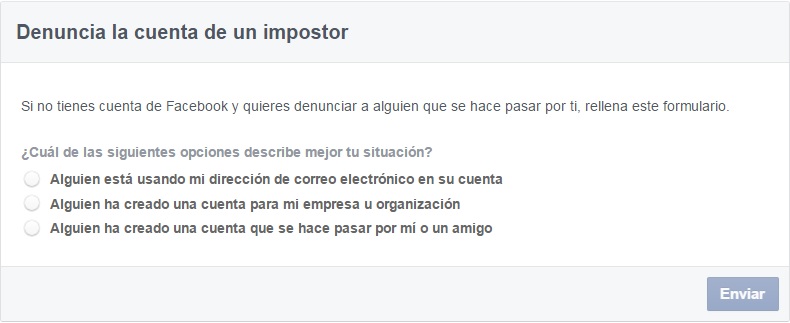 impostor facebook