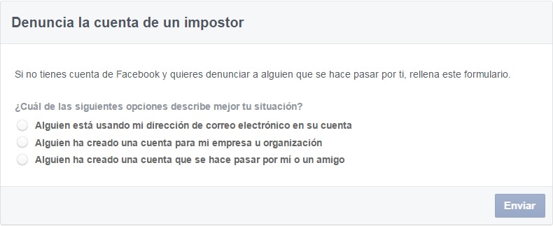 impostor facebook