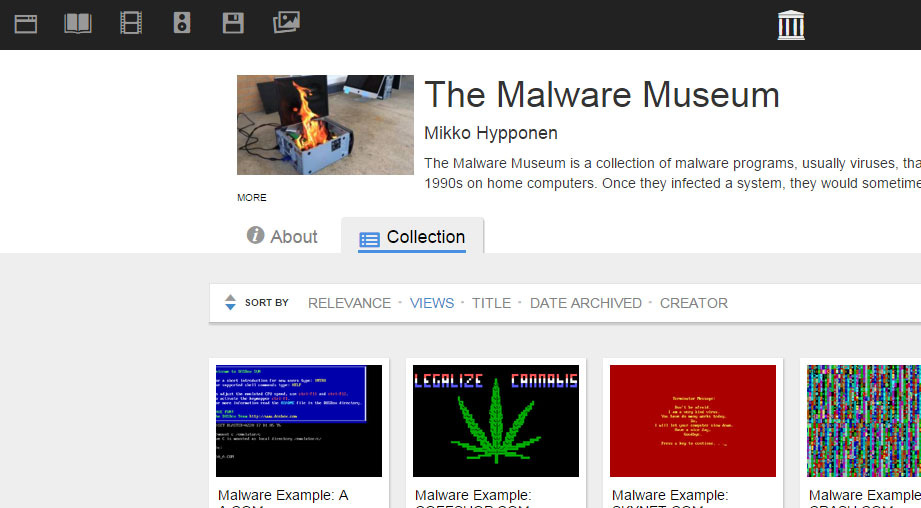 malware museum