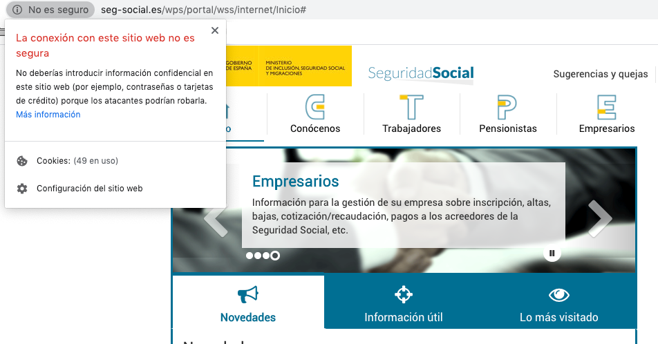 phising seguridad social