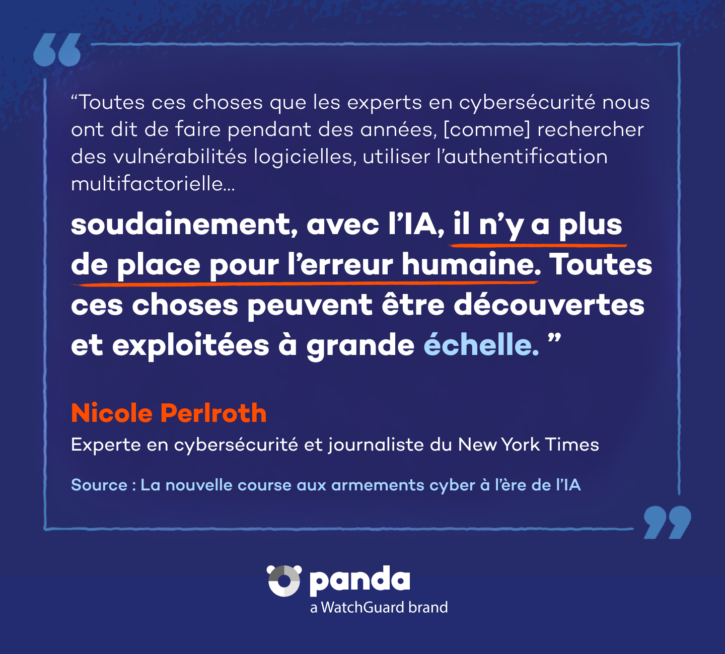Citation de Nicole Perlroth