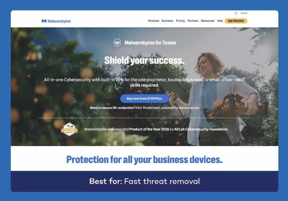 Malwarebytes for Teams
