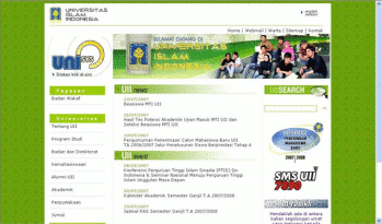 Website displayed by Chasnah.A