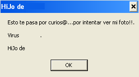 Message displayed by MSNHideOptions.A