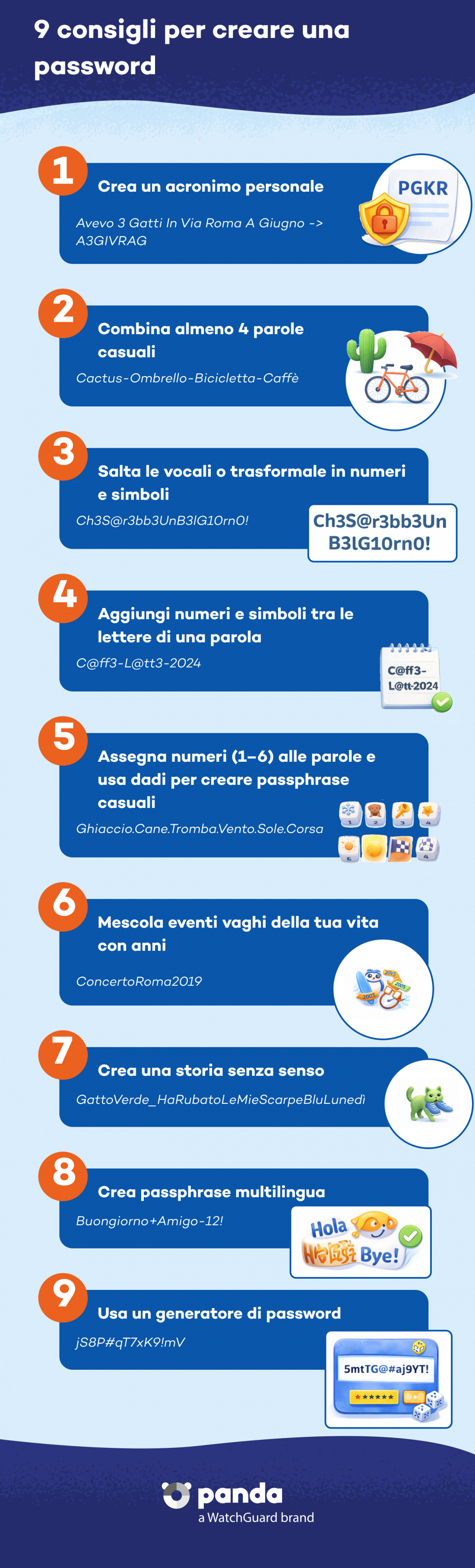 9 consigli per creare una password
