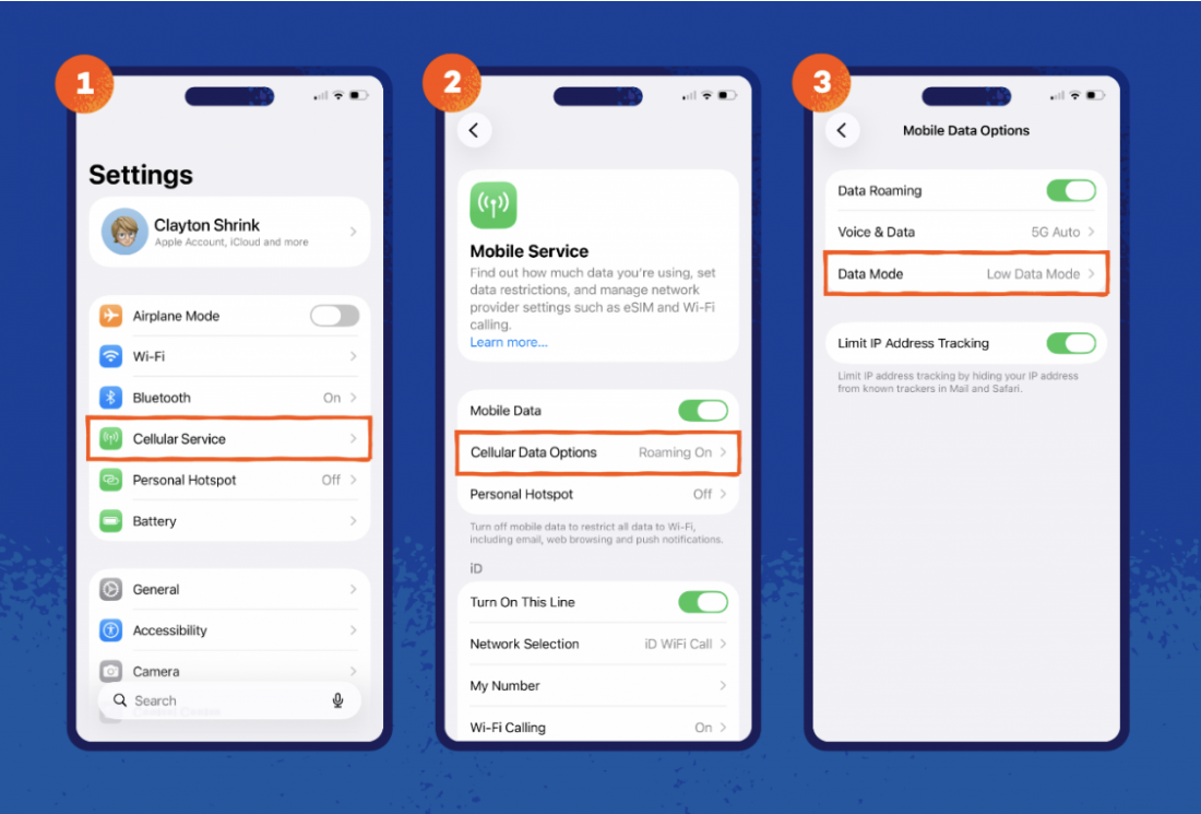 attiva la modalità di risparmio dati