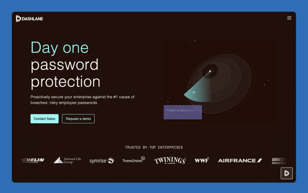 Dashlane passwor protection