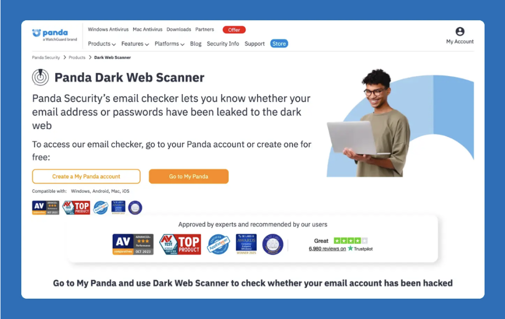 Panda dark web scanner