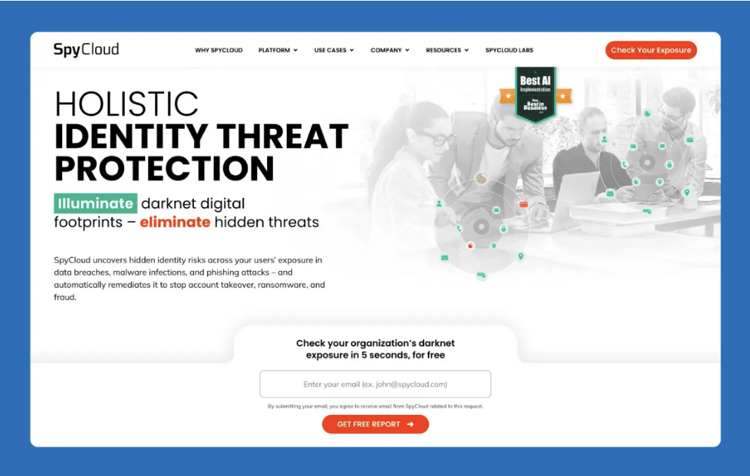 SpyCloud identity threat