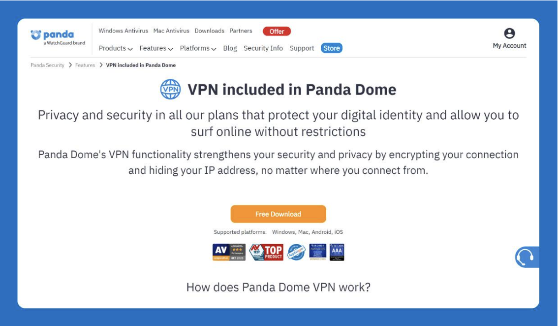 Panda Dome VPN