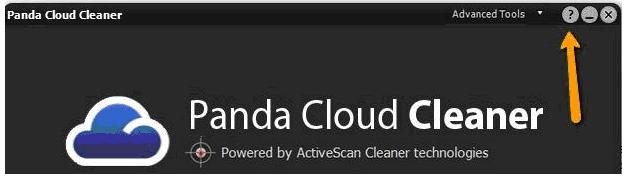 Aide interne de Panda Cloud Cleaner
