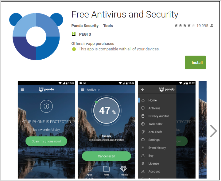 panda security antivirus for windows mac and android
