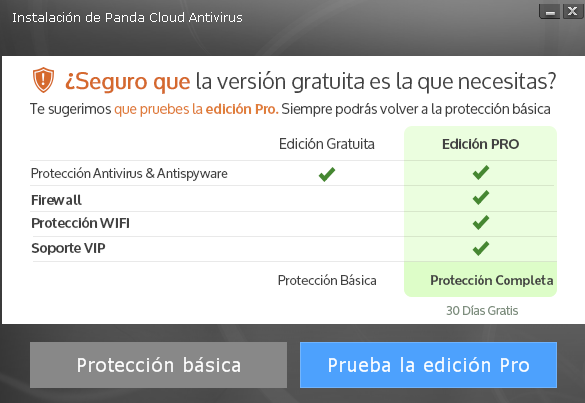 Cloud AV básico y Pro