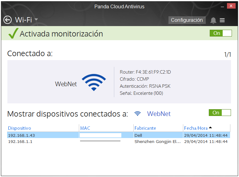 Monitor WiFi