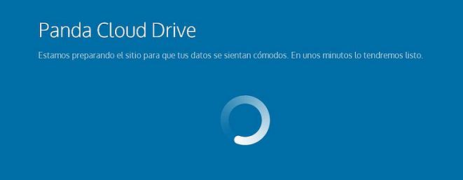 Panda Cloud Drive progress