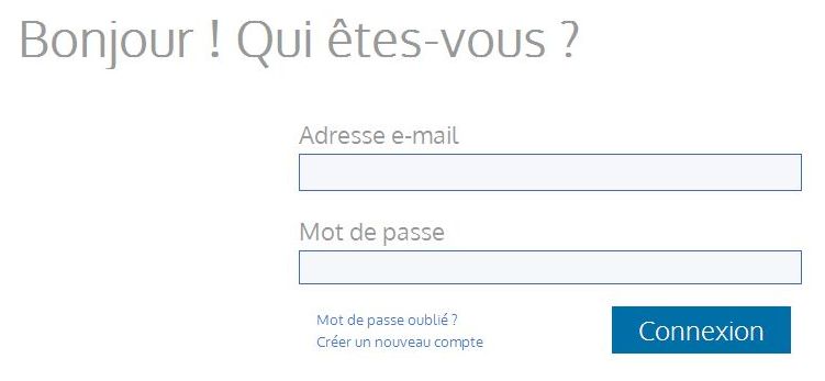 Identification à votre compte Panda