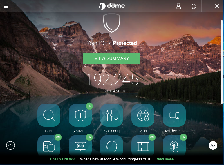 Panda Dome Complete Antivirus screenshot
