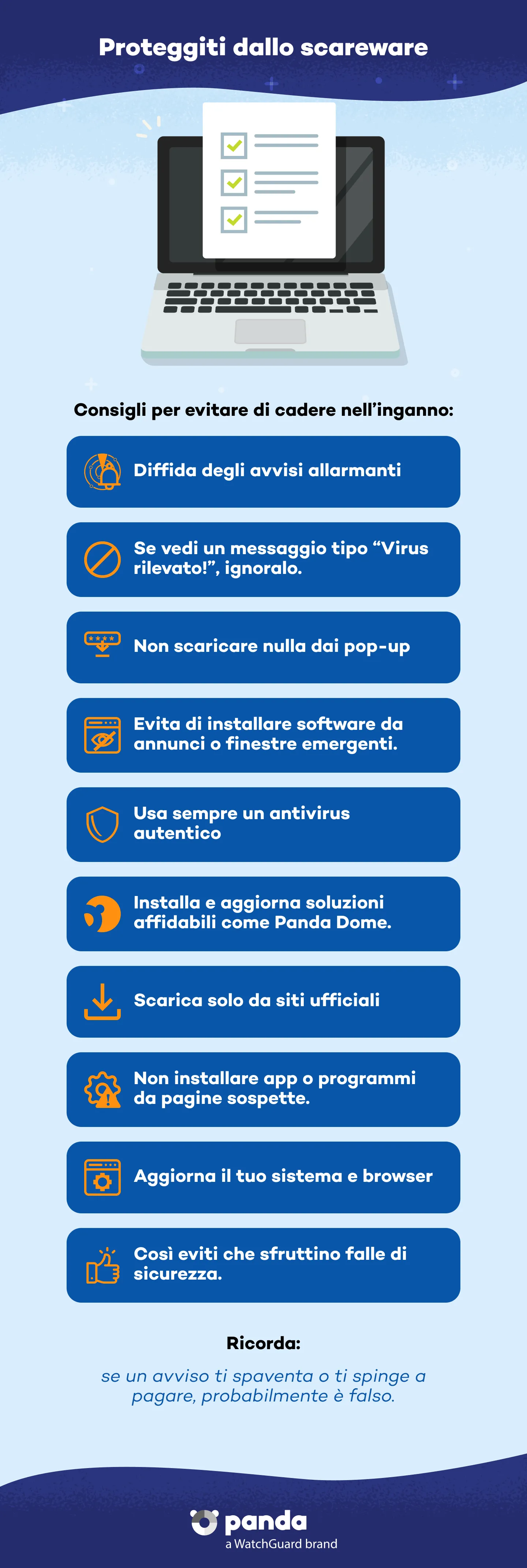 Come proteggerti dallo scareware - Panda Security